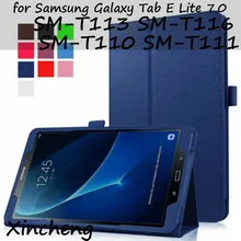 Из искусственной кожи чехол для Samsung Galaxy Tab E Lite 7,0 SM-T113 SM-T116 чехол-подставка для Samsung Galaxy Tab 3 lite 7,0 SM-T110 SM-T111