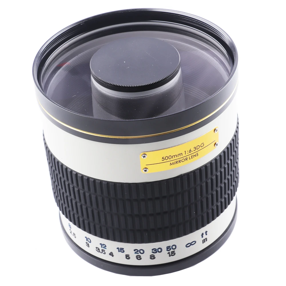 Белое кольцо адаптер с фиксированным фокусом для зеркальных фотокамер Canon Nikon Pentax