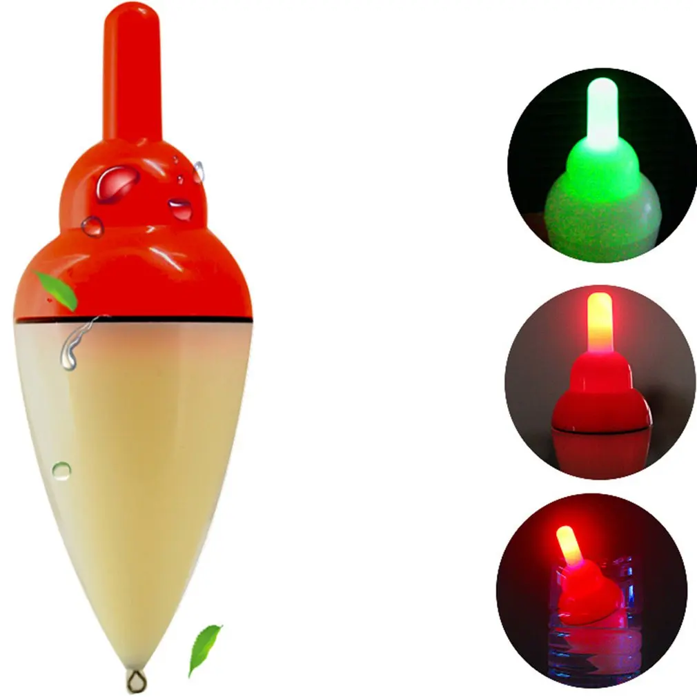 Smart Fishing Float Bite Alarm LED Light Turn ON Automatical Night Electronic intelligent Buoy Strike Alert