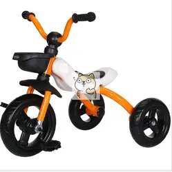 Портативный складной трехколесный велосипед шина с полимерным заполнением детский складной трехколесный велосипед Бесплатная надувные