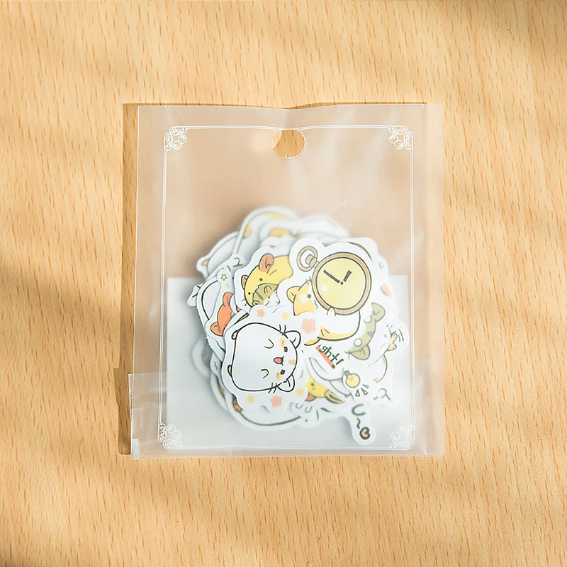 20-40 Pcs Sticker Emoji Creative Sticker DIY Diary Decoration Peripheral Sticker Toy Cartoon Animal Food Children's Toy