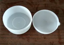 Nouvelle boîte en plastique de 20g, 100 pièces/lot, petites boîtes blanches pour cosmétiques à faire soi-même, conteneurs vides pour cosmétiques