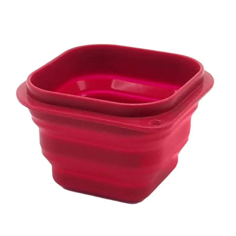 550ML Food Grade Silicone Bowl Telescopic Bowl for Outdoor Camping
