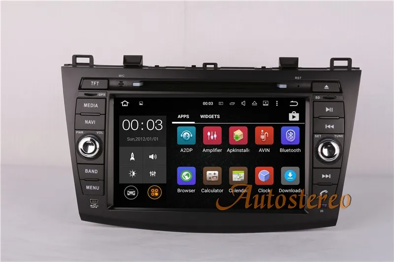 Perfect 8 Core Android 8.1 RAM 4G ROM 32GB 2Din Car GPS Navigation DVD Player Unit For Mazda 3 Axela 2009-2013 Free map and camera 8