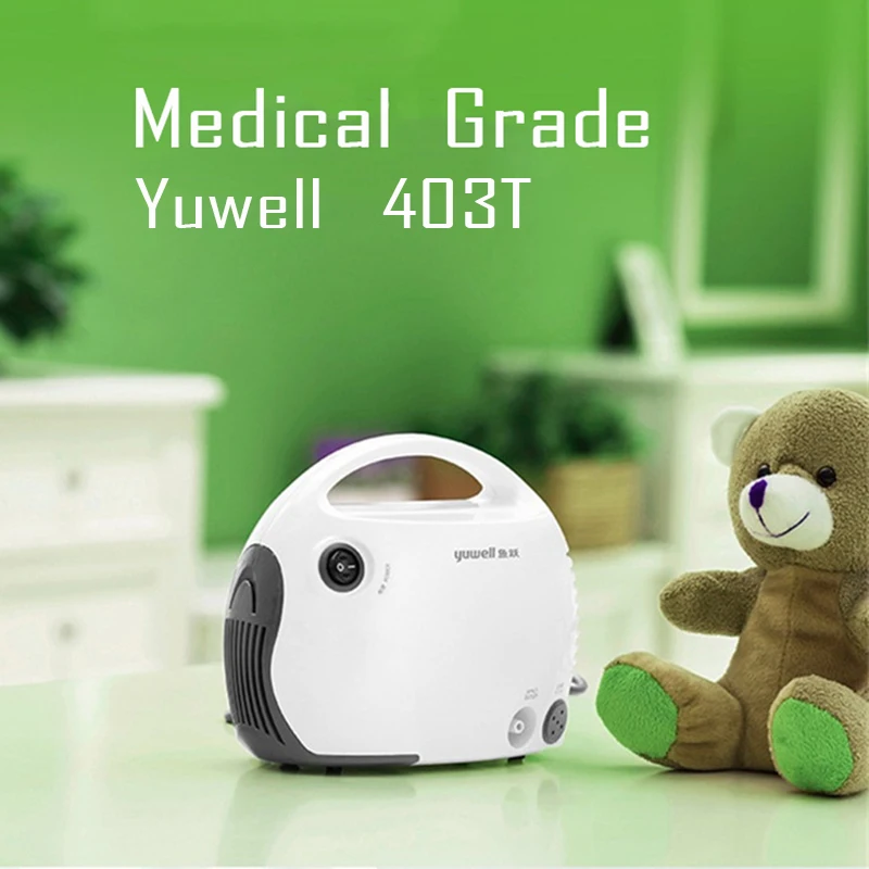 

Yuwell 403T Compressing Nebulizer Professional Medical Equipment Bronchitis Rhinitis Inhalator Kids Portable Atomizer Inhaler