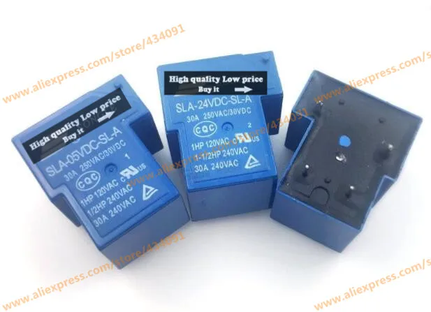 10PCS/LOTS NEW SLA-05VDC-SL-A SLA-09VDC-SL-A SLA-12VDC-SL-A SLA-24VDC-SL-A 5V 9V 12V 24V T90 30A MODULE | Электроника