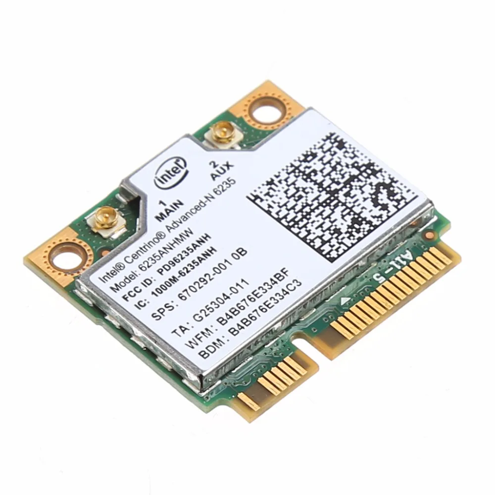 Двухдиапазонная 2,4G/5G 300M 802.11a/b/g/n WiFi Bluetooth 4,0 Беспроводная мини карта PCI-E для Intel mediino Advanced-N 6235ANHMW