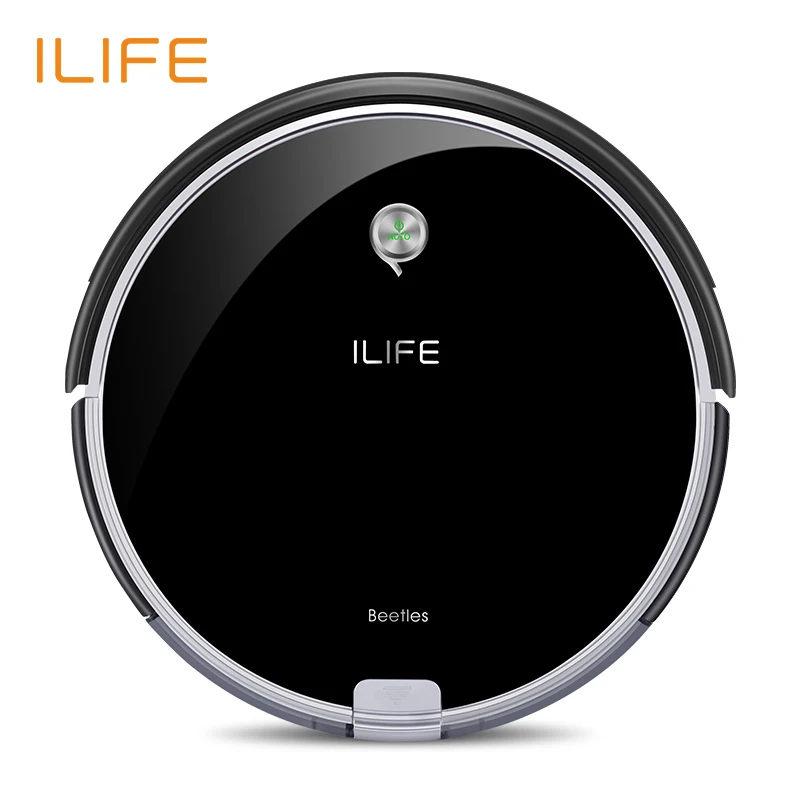 ILIFE A6 Robotic Vacuum Cleaner With Piano Black