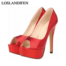 2018 Spring Summer Brand 14 Cm High Heels Women Pumps Sexy Platform Patent Leather Sandals Pumps Shoes NLK-B0070 2018 Spring Summer Brand 14 Cm High Heels Women Pumps Sexy Platform Patent Leather Sandals Pumps Shoes NLK-B0070