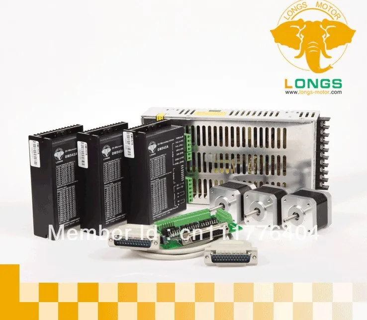3 оси Nema17 шаговый двигатель с 48oz-in и 1.7A 12-36VDC 128 DM420A для ЧПУ | Обустройство дома