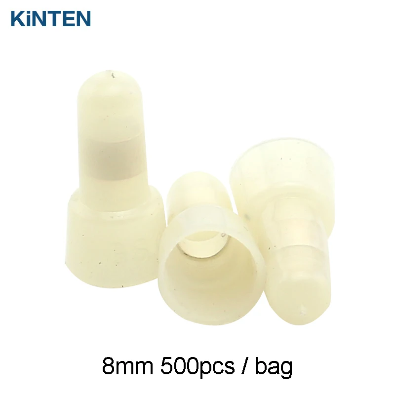 

500 pieces / closed terminal nipple cap Tsui wire terminal quick connection cap pressure line cap 8mm