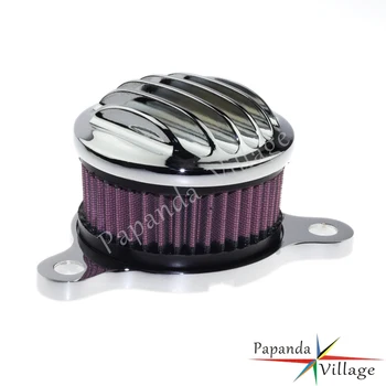 

Motorcycle Chrome Air Cleaner Intake Air Filter System Kit for Harley Sportster XL Fuel Injected Models 2004-2014