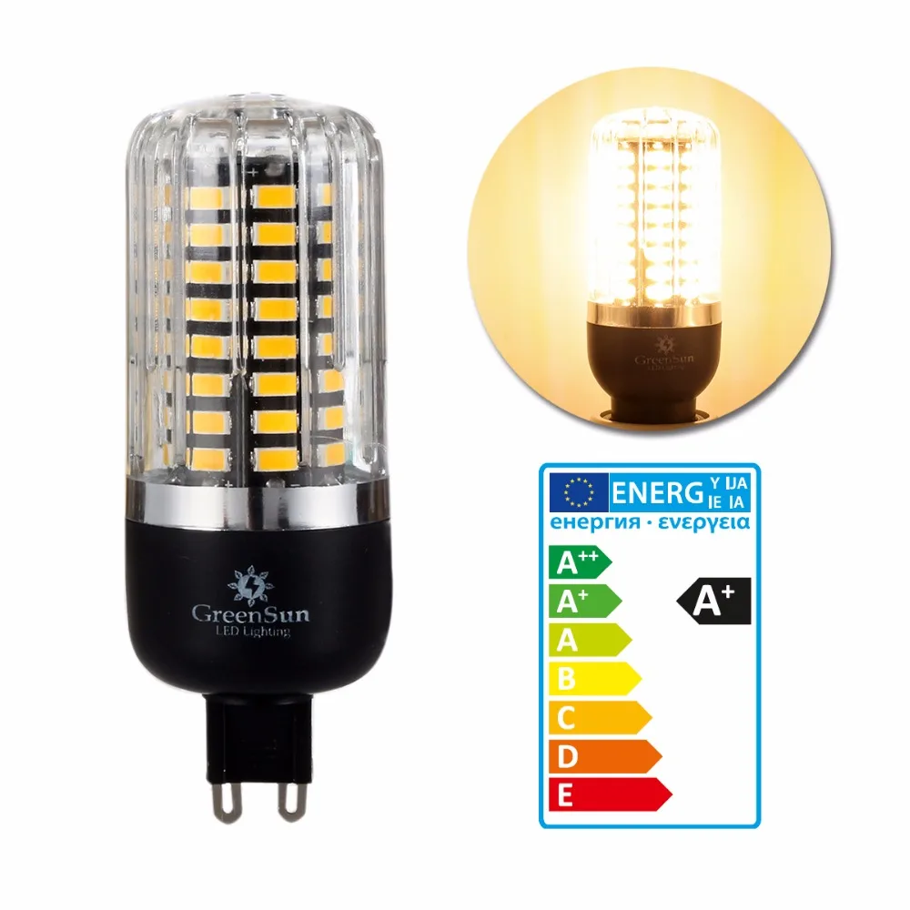 4/10 шт. G9 5736 SMD СВЕТОДИОДНЫЙ кукурузная осветительная лампочка 7 Вт яркий светодиодный прожектор света лампы 220 V энергосберегающие лампы