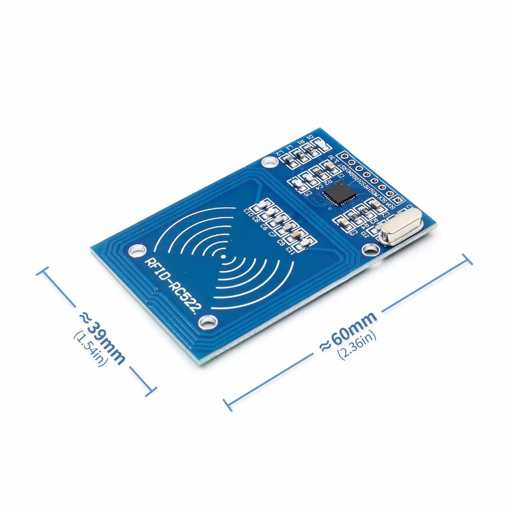 1 комплект MFRC-522 RC-522 RC522 RFID беспроводной IC модуль S50 Fudan SPI писатель считыватель карты брелок сенсор наборы 13,56 МГц для Arduino