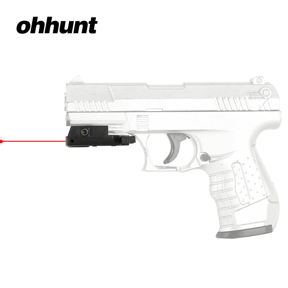 Сверхтонкий компактный пистолет ohhunt для охоты лазерный прицел с красной точкой