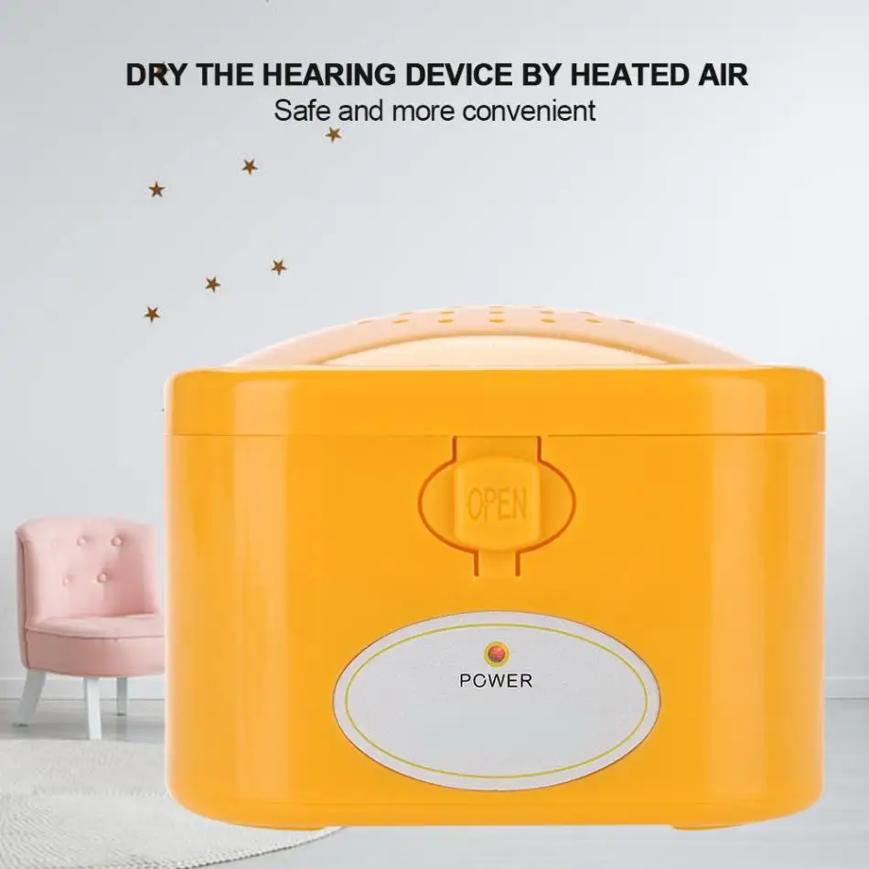 Осушитель слухового аппарата Электрический чехол для сушки слуховых аппаратов защитный осушитель Drybox влагостойкий слуховой аппарат Drybox