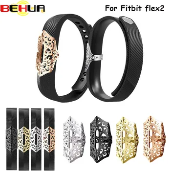 

Outdoor Metal Smart Bracelet Band Holder Case For Fitbit Flex2 Watch Wristband For Fitbit Flex 2 Accessories Fashion band strap