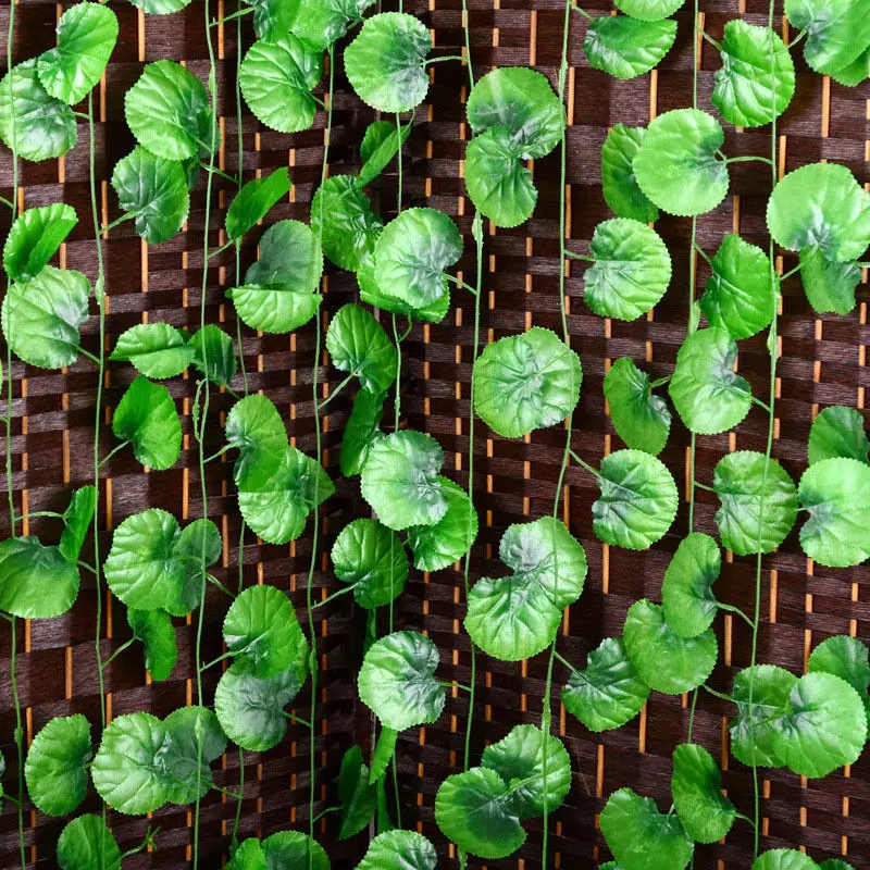 

7.5 feet Artificial Begonia Vine Leaf Fake Garland Plants Vine Fake Foliage Flowers Home Wedding Decor