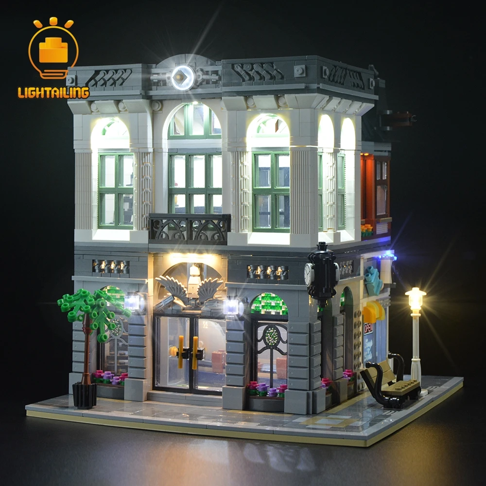 Blocos de Construção Kit para o Criador Compatível com 10251 Lightailing Light Tijolo Banco Conjunto Iluminação 15001 Led up 14 Brinquedos e hobbies