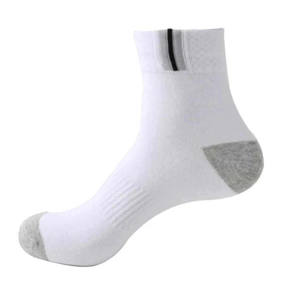 1 пара хлопковых мужских абсорбирующих спортивных дезодорантов для пота парные носки для бега Дышащие носки