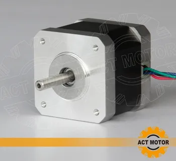 

Good Quality! ACT 1PC Nema17 Stepper Motor 17HS4417 2Phase 56oz-in 40mm 1.7A CE ROSH ISO 3D Printer Reprap Engraving CNC Router