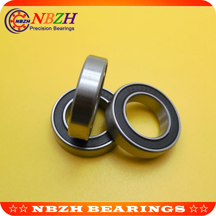 2PCS 25X37X6MM 6805N 2RS DEEP GROOVE RUBBER SHIELDED SEALED BICYCLE BALL BEARING