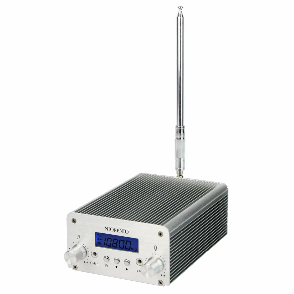 

1W / 6W PLL FM Transmitter Mini Radio Stereo Station Broadcast + Power + Antenna FM Transmitter Y4331D