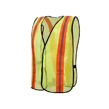 Застежка на крючок и петлю высокая видимость сетчатый жилет безопасности