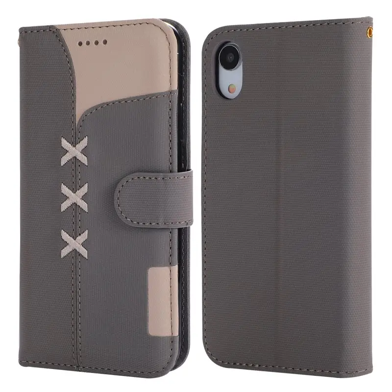 

JYERAECOM Retro Flip Case For IPhone 6 6S X 7 8 Plus XR XS MAX PU Leather + Silicon Wallet Stand Cover For iPhone 6S Case Coque