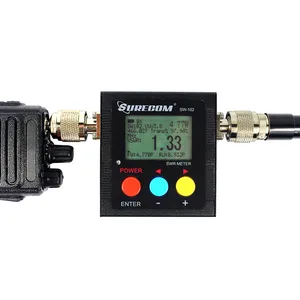 SURECOM SW-102 VSWR 1, 00-19, 9 Digital VHF/UHF 125-525MHz Power & SWR Meter для двухсторонней радиосвязи, Любительская рация, оптовая продажа J6510A