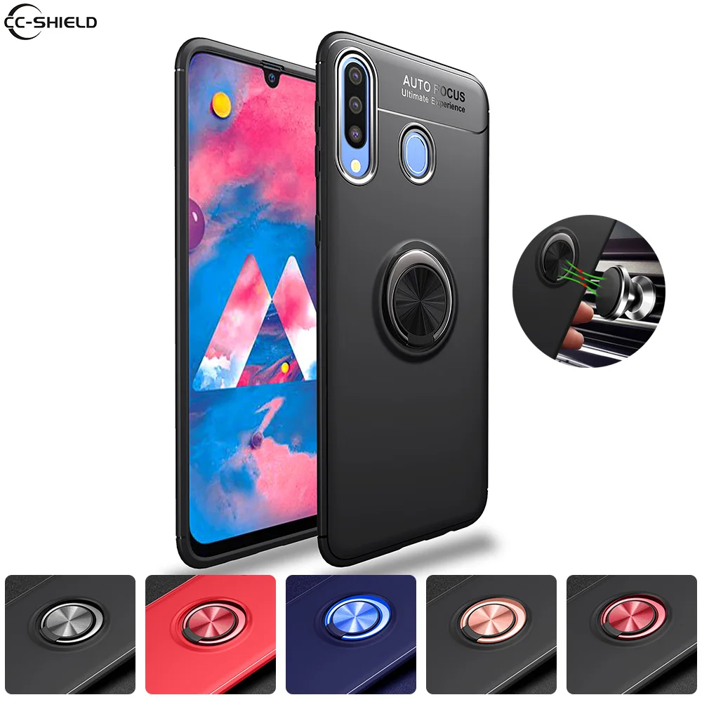 

Soft Silicone Case for Samsung Galaxy A20 A 20 2019 SM-A205FN/DS SM-A205F/DS SM A205FN A205 Case Ring Phone Cover TPU Cases Bag