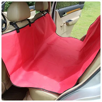 Venxuis Pet Dog Car одинарная Подушечка Для сиденья Подушка заднего сиденья коврик одеяло гамак водонепроницаемый Сейф собака автомобильное сиденье складной - Цвет: Красный