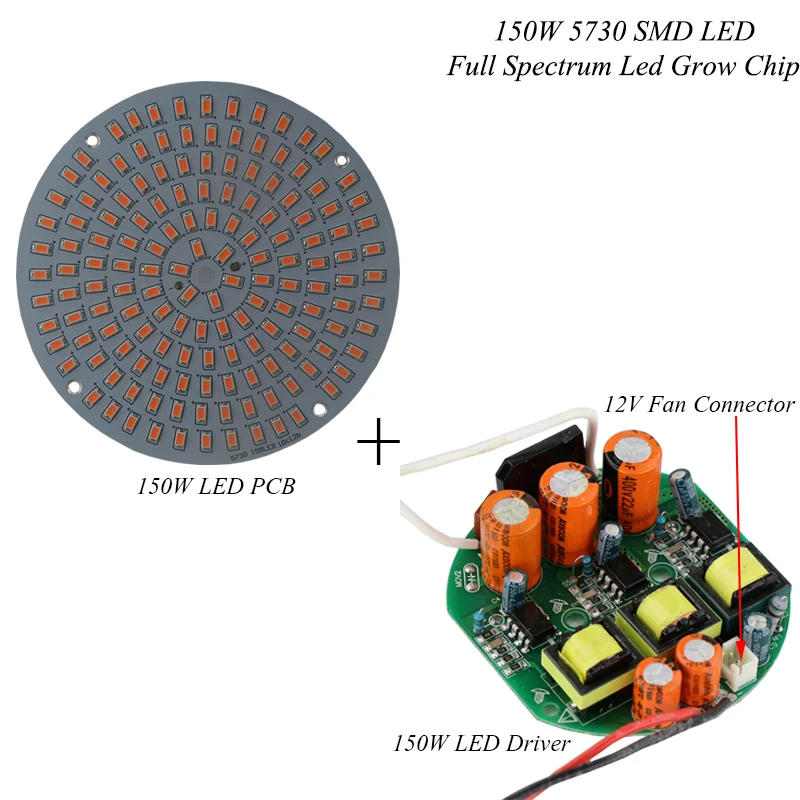 1 Набор высокого Мощность 50W 100W 150W Полный вт DIY светодиодный Grow на чипах и с светодиодный драйвер DIY светать светильник Точечный светильник подвесной светильник типа High Bay светильник Инж