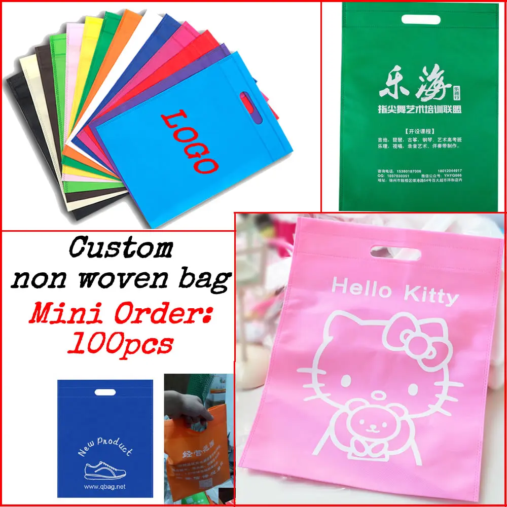 Buy Custom printing logo non woven/gift bag/packaging
