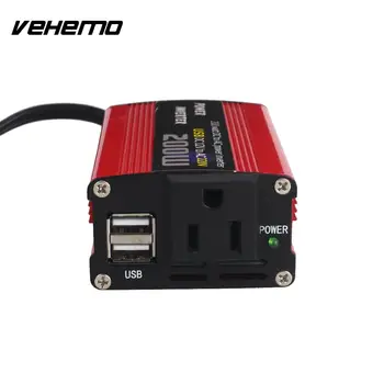 

Vehemo 50/60Hz 12V DC To 220V AC Converter Car Inverter Power Supply Inverter Digital Power Output High Performance