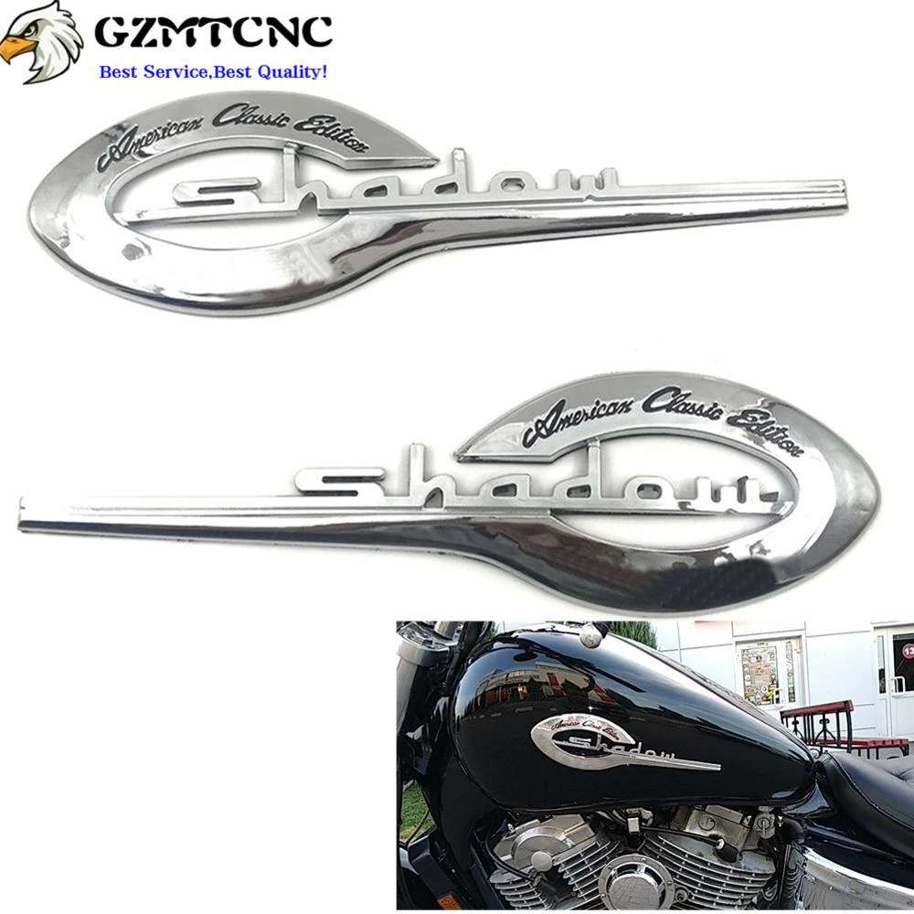 3D Gas Tank Pad Decal Stickers Moto Protector Decals Emblem Badge For Honda Shadow Spirit Sabre Aero ACE 1100 VT1100C VT500C 750 Gold