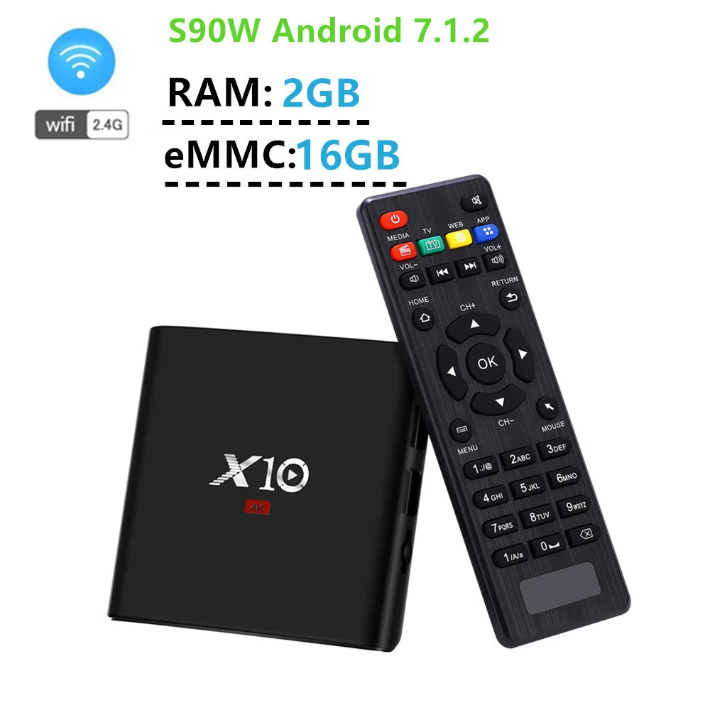 

Android7.1 Network TV BOX Dual Band WIFI 3.0USB Media Player IPTV Smart Box 1080p HD 4K AH-LINK MX9 PRO RK3328 2GB+16GB TV Box