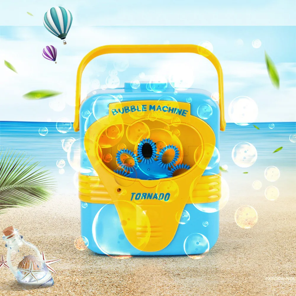 

Summer Funny Magic Bubble Machine Automatic Bubble Maker Blower Music Electric Outdoor Toys Baby soap bubbles for childrenMJ1023