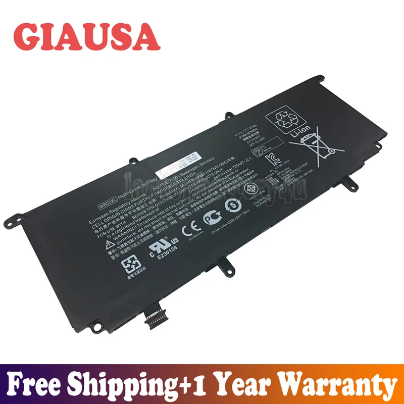 GIAUSA новая 11 1 В 32Wh WR03XL батарея для HP TPN-Q133 HSTNN-IB5J HSTNN-XXXX 725607-001 725497-1C1 серия | Компьютеры