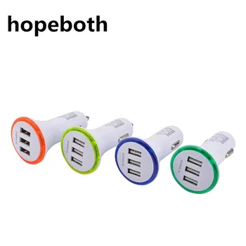 

hopeboth 3-Port USB Car Charger Universal Cigarette 3.1Amp Car Power Adapter For iPhone iPad iPod Samsung Galaxy Motorola Droid