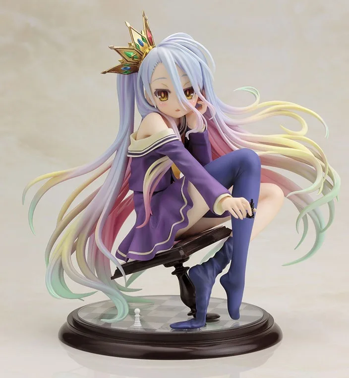 

Anime NO GAME NO LIFE Shiro 1/7 Scale Complete Figure Collectible Model Toy 15CM Kids Gift