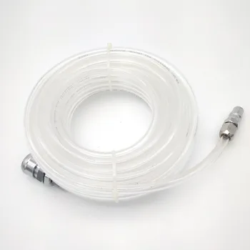 

8mm x 5mm Transparent 10M / 15M / 20M Polyurethane Straight PU Air Compressor Hoses with Metal Quick Couplings