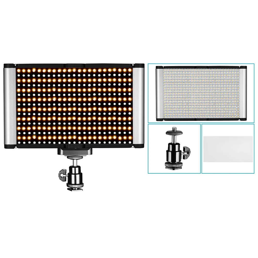 

Neewer Dimmable Bi-color LED with Standard Cold Shoe Professional on Camera Video Light for Portrait Product Photography/Studio