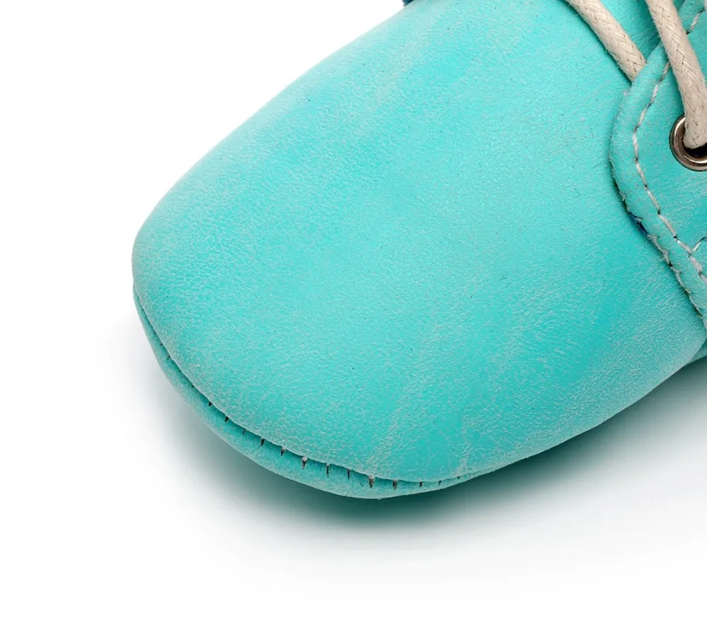 Hongteya новые босоножки детская обувь Оксфорд для новорожденных детские мокасины из искусственной кожи против скольжения первый ходунки