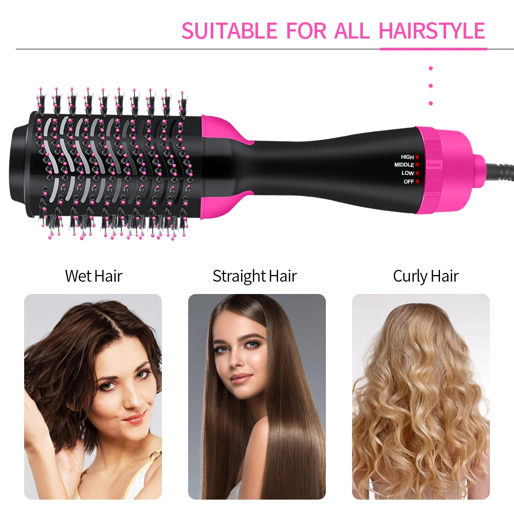 One Step Hair Hot Dryer and Volumizer Hot Air Comb 3 in 1 Hairbrush Hair Straightener 5