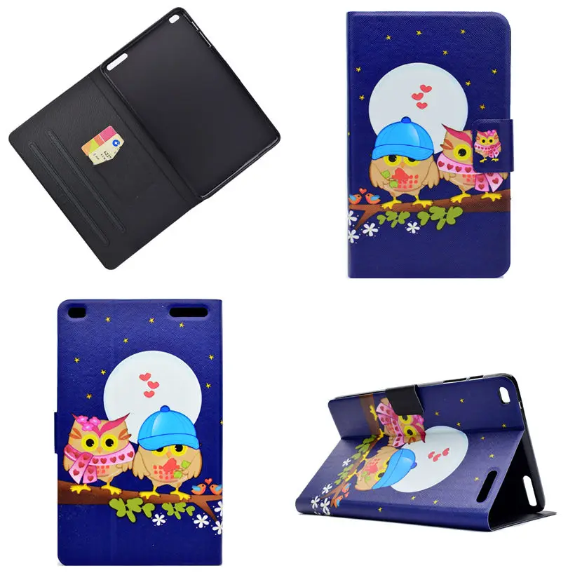 Caso Di Cuoio Di Vibrazione Per Huawei Honor Nota 9.6 T1-A21W T1 10 T1-A21L T1-A23W/L Della Copertura Dipinta Tablet Funda Per Huawei Mediapad T1 10
