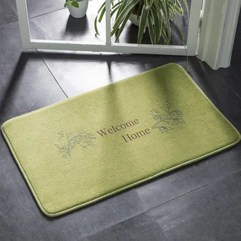 

Welcome Home Bath Mat Super Soft Absorbent Bathroom Rug Non-slip Bathroom Doormat European Simple Entrance Door Mat