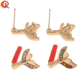 

Cordial Design 50Pcs 12*13MM Jewelry Accessories/Hand Made/Earrings Stud/Soft Pin/DIY Making/Jewelry Findings Component