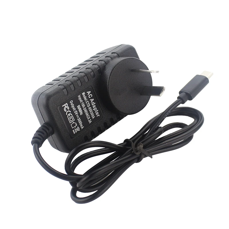 Universal Type-C Power Adapter Charger for Raspberry Pi 4 - 5V 3A Multi-Plug Options