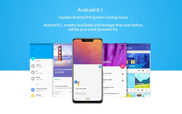 European Union Version ELEPHONE A5 4GB RAM 64GB ROM Helio P60 MTK6771 2.0GHz Octa Core 6.18 Inch Incell FHD+ Full Screen Triple Camera Android 8.1 4G LTE Smartphone